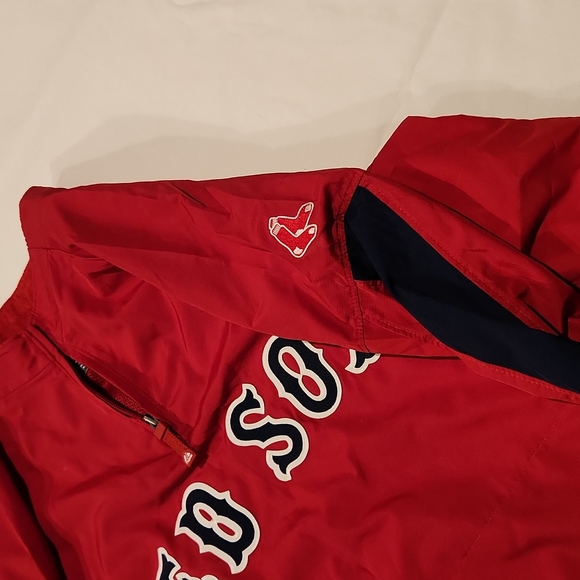 Men's Majestic 1/4 Zip pullover. Red Sox. - Picture 4 of 8